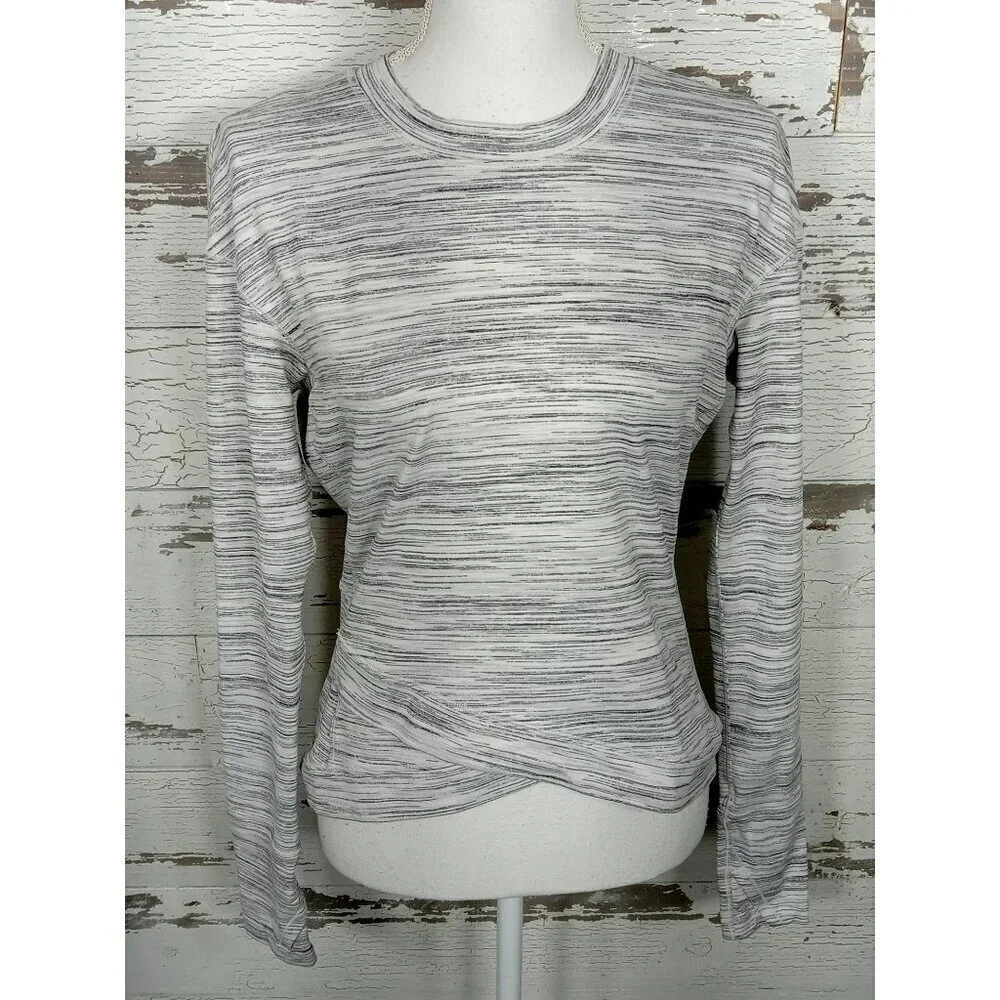 LULULEMON Close to Crossing Top Rulu Space Dye Silver Spoon Camo M W3CEJS NWOT